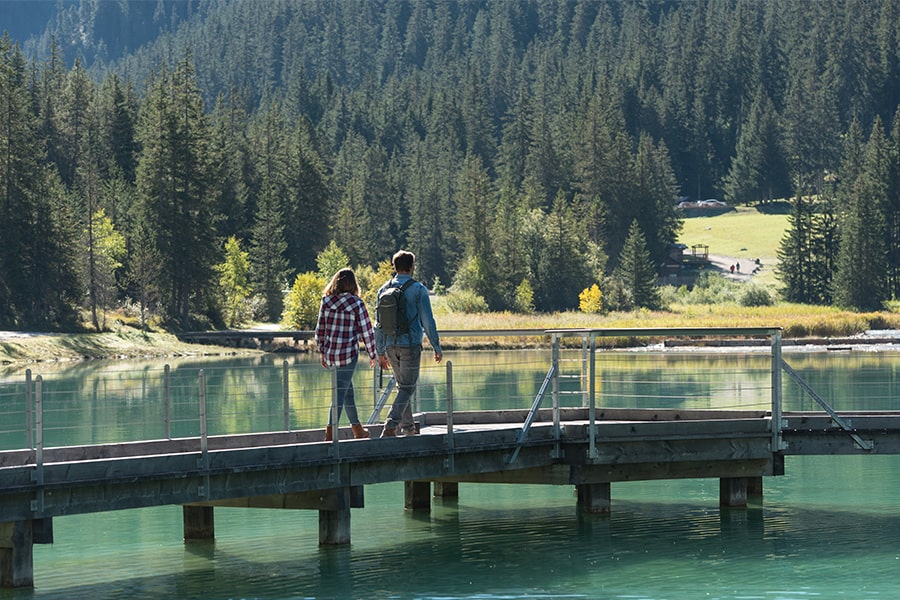 Wandern oder Fischen am Lac de la Rosière