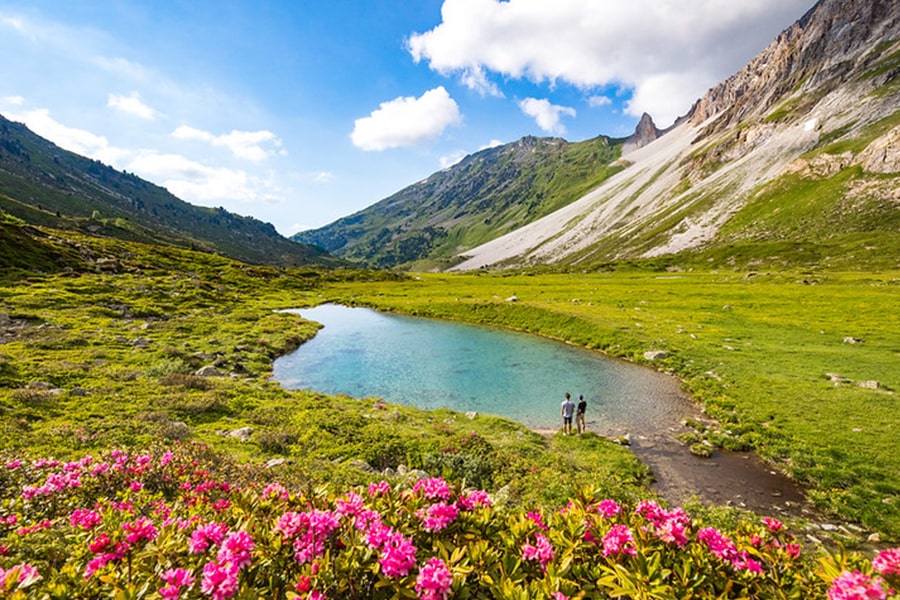 Tueda Lake, Refuge du Plan or Refuge du Saut (Méribel)