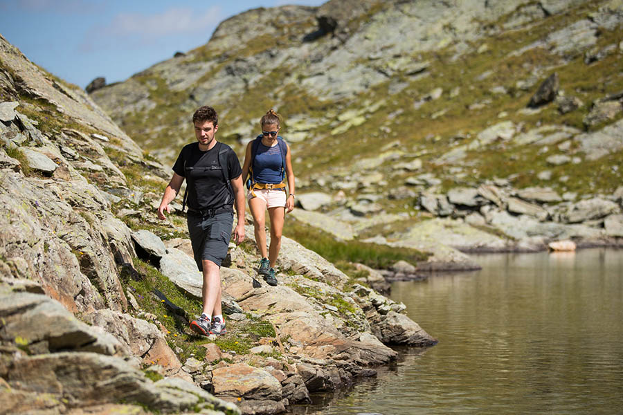 Hiking with friends