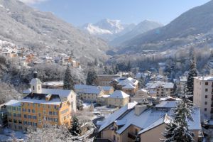 Ski resort in the Alps: Brides-les-Bains Ski resort in the Alps: Brides-les-Bains
