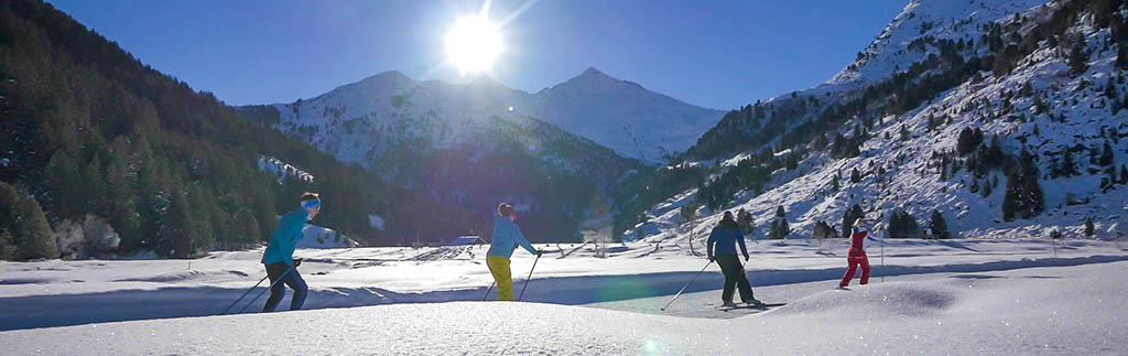 Ski nordique dans un parc naturel