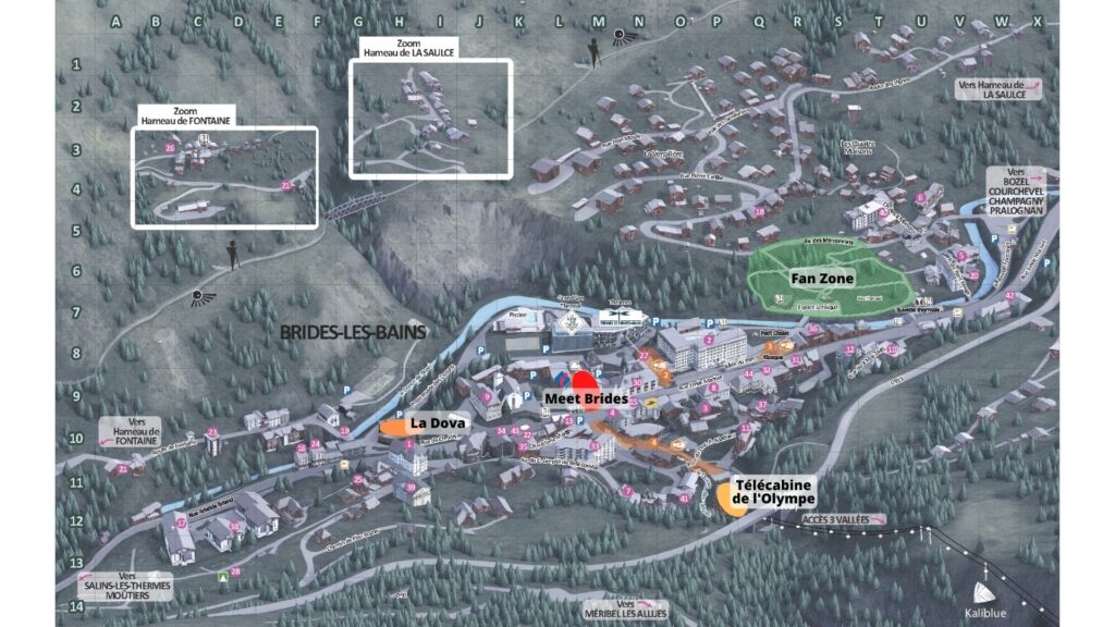Plan de Brides-les-Bains