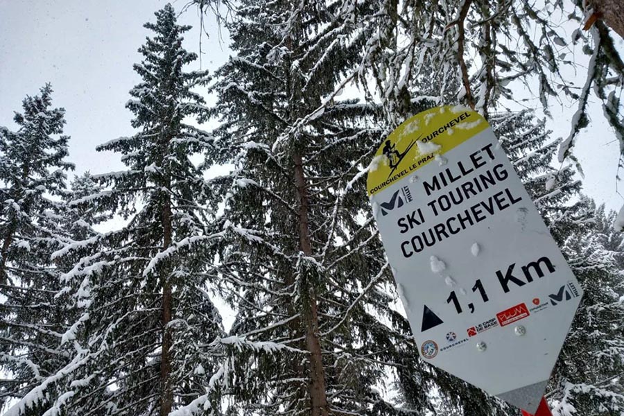 Itinéraire Millet Ski Touring (Courchevel Le Praz — Courchevel 1850)